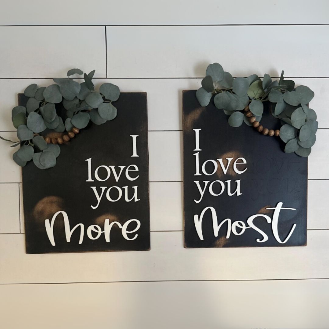 I Love You Signs-set of 2