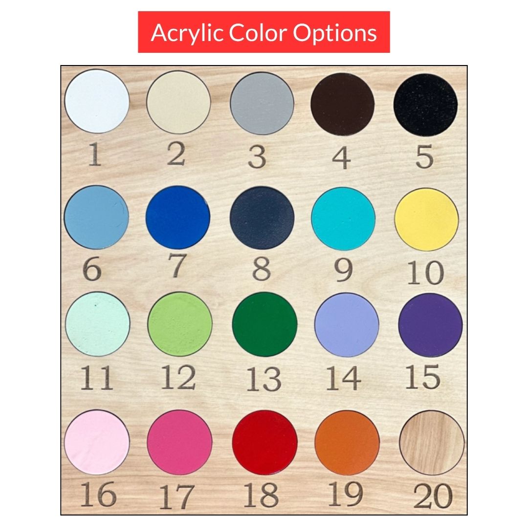 Personalized Boho Wildflowers Nursery Sign