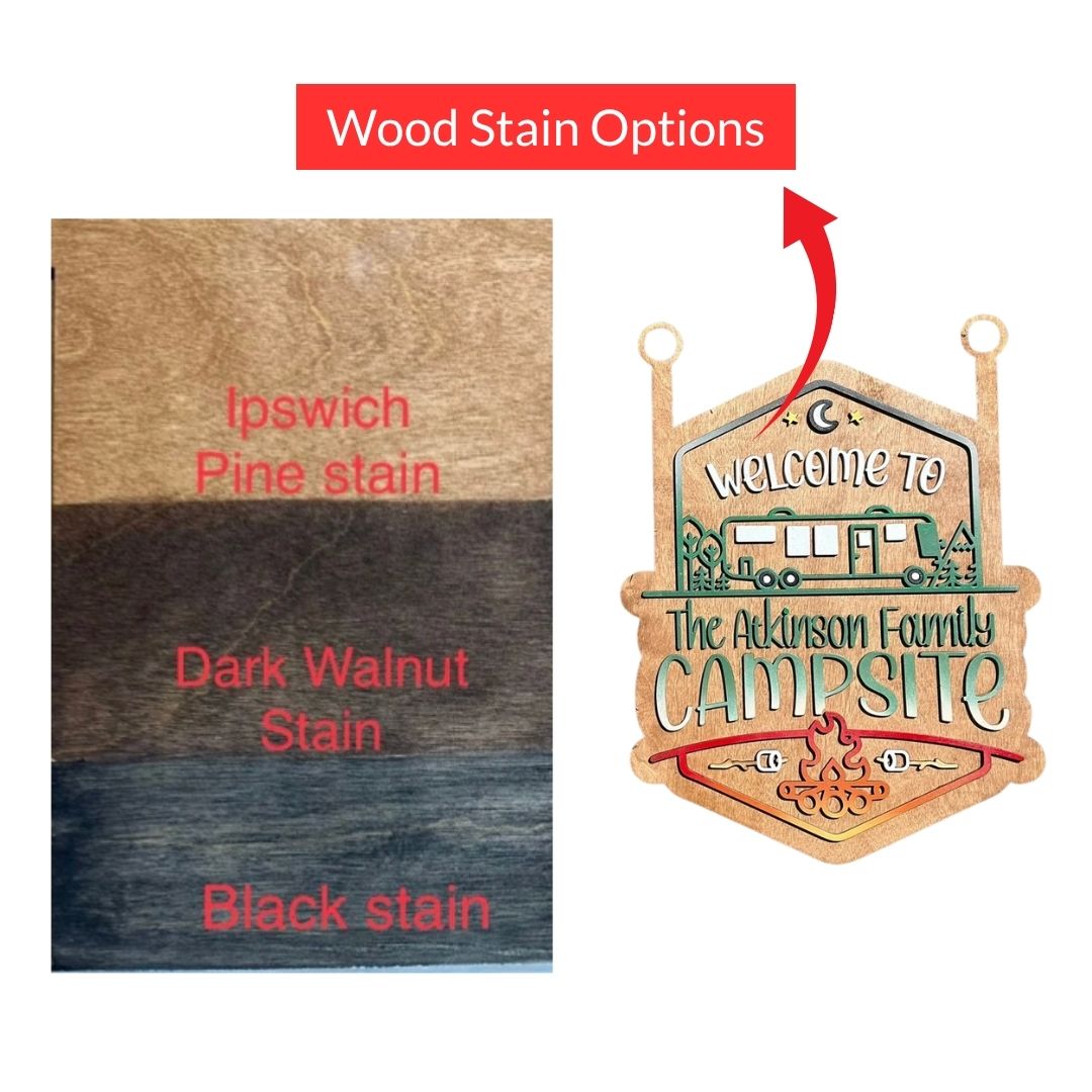 Personalized Campsite Sign