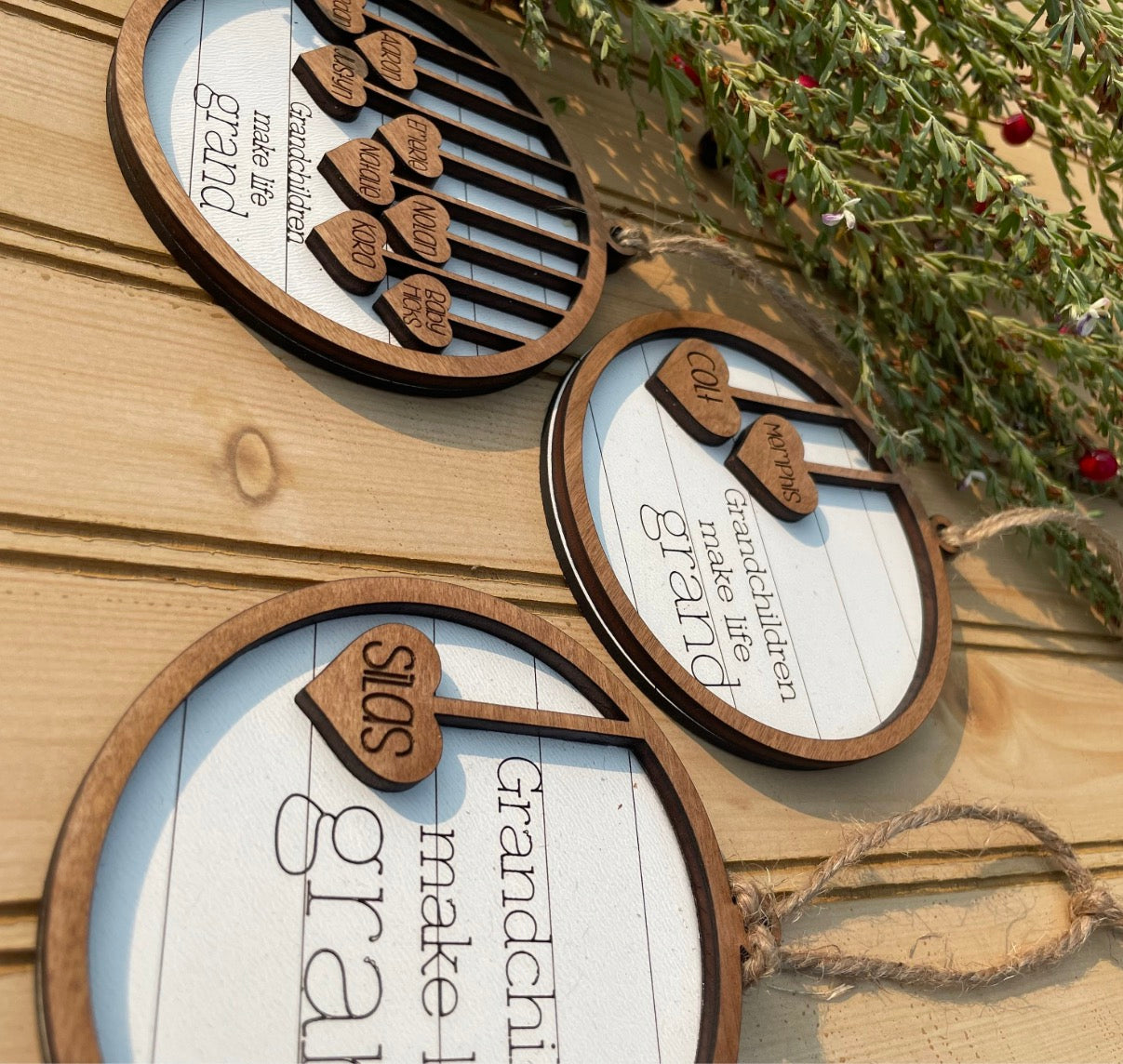 Personalized Grandparent Christmas Ornaments