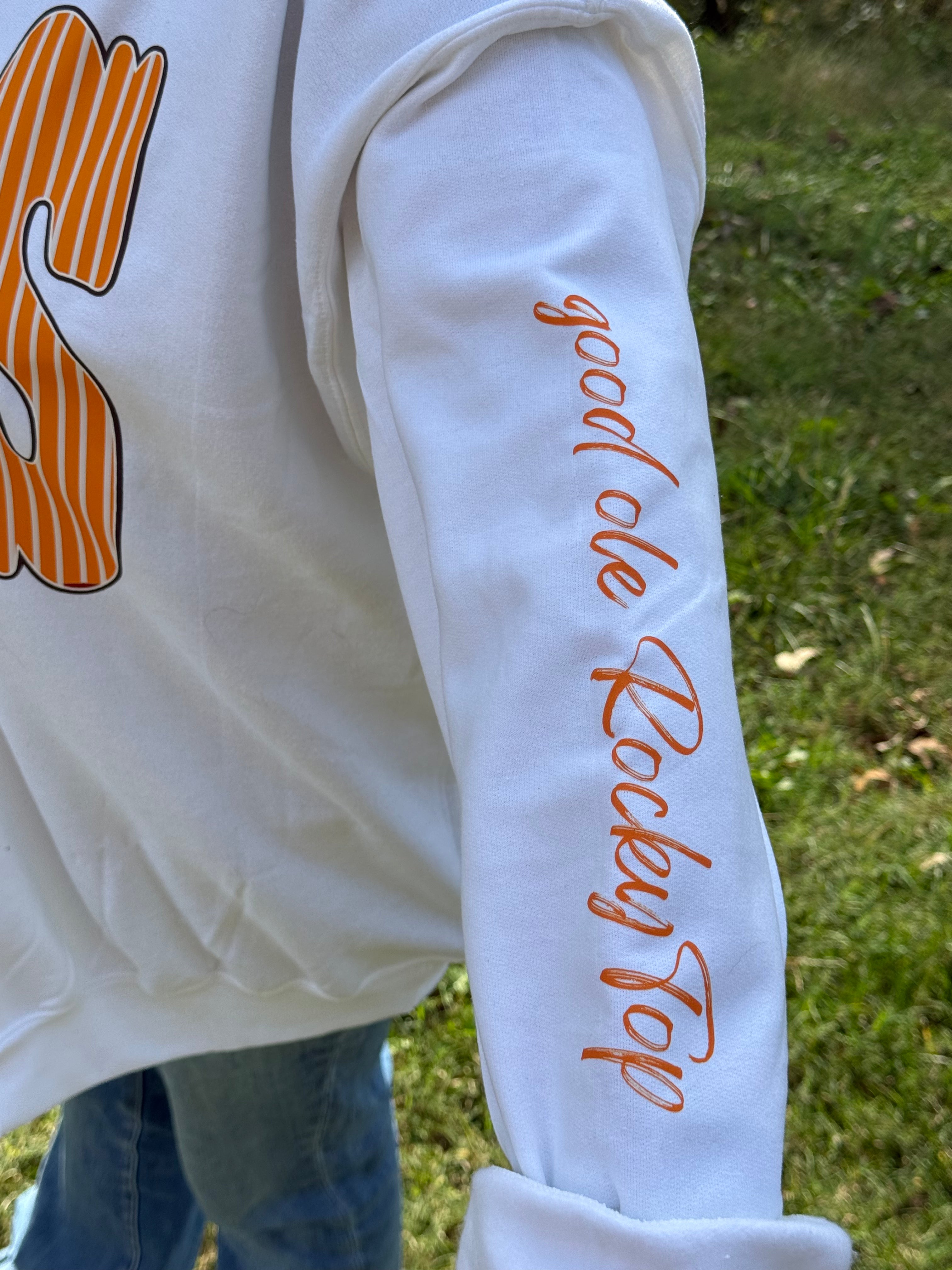 Sweatshirt Cardigan- UT team game day sweatshirt-University of Tennessee