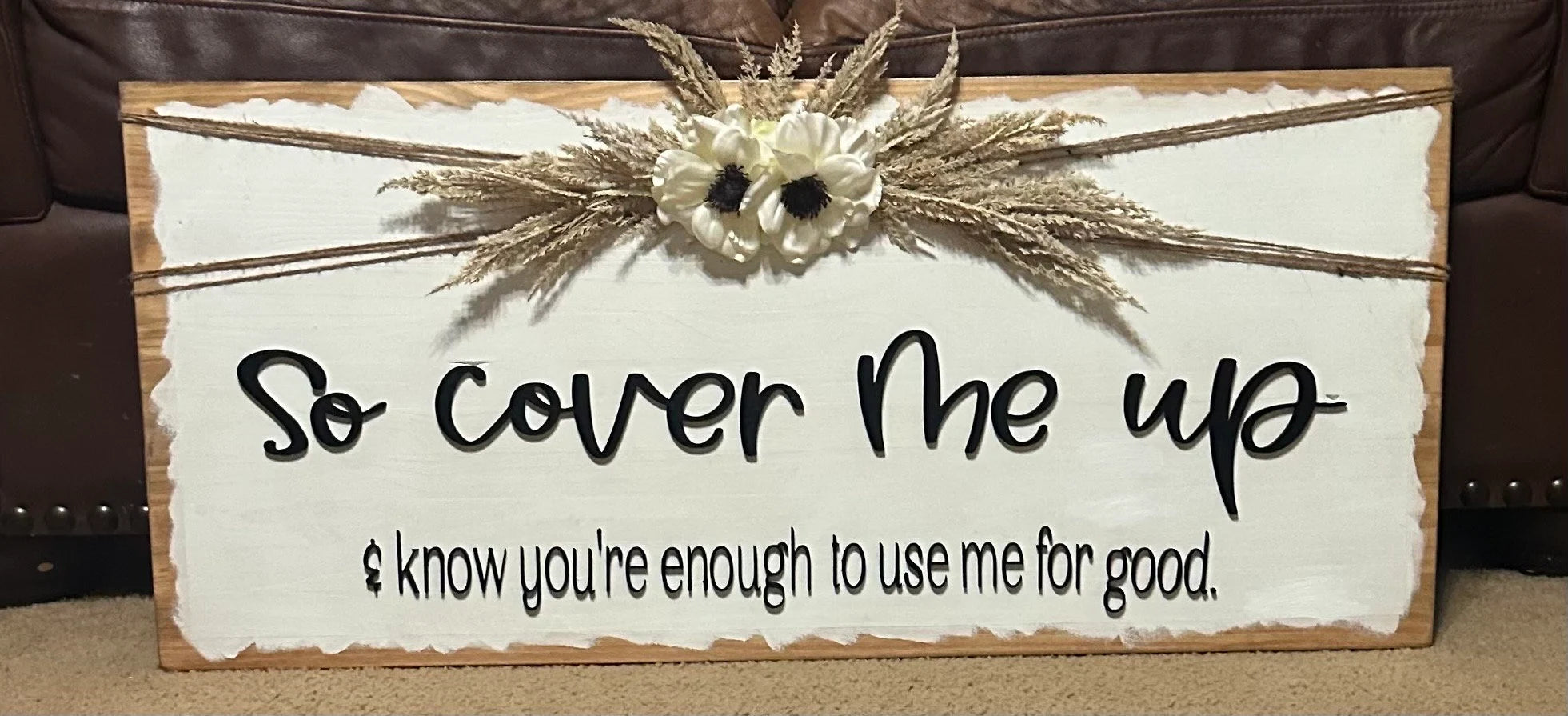 So cover me up master bedroom sign