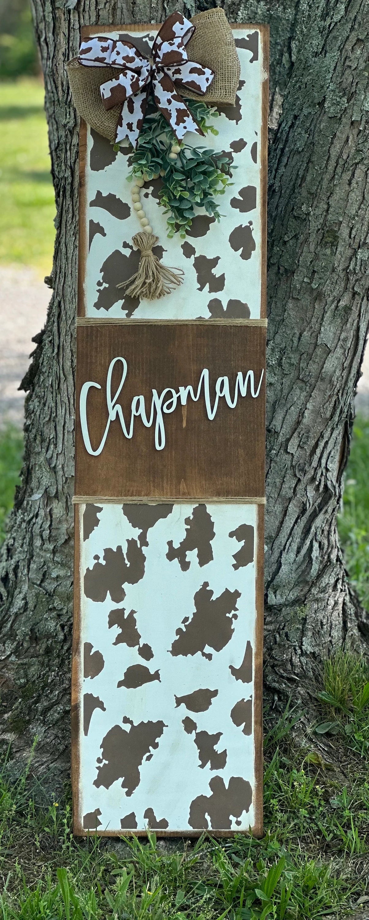 Cow Front Porch Leaner