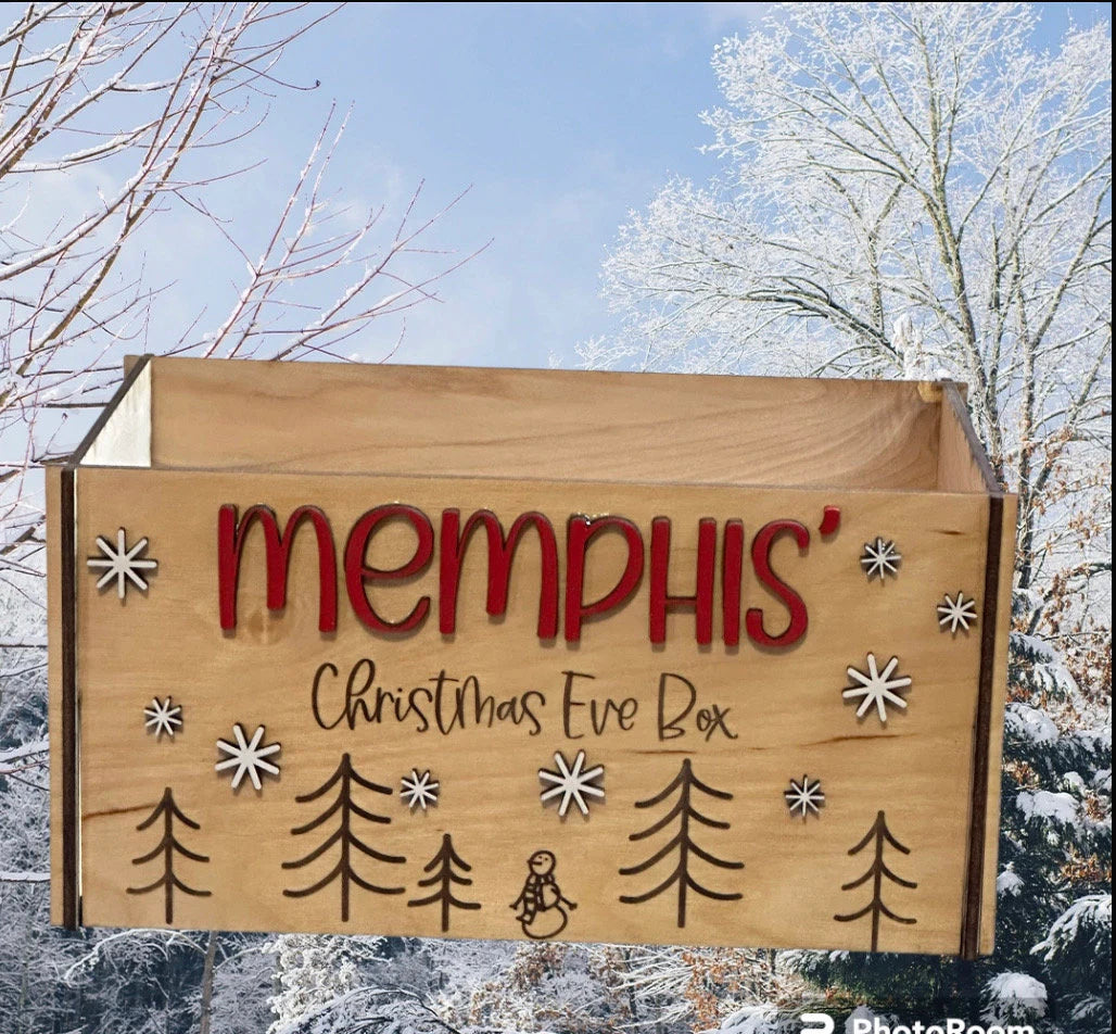 Personalized Christmas Eve Box: Family Keepsake Santa box